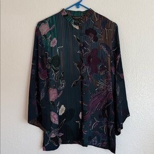 Citron Multicolor Floral Blouse